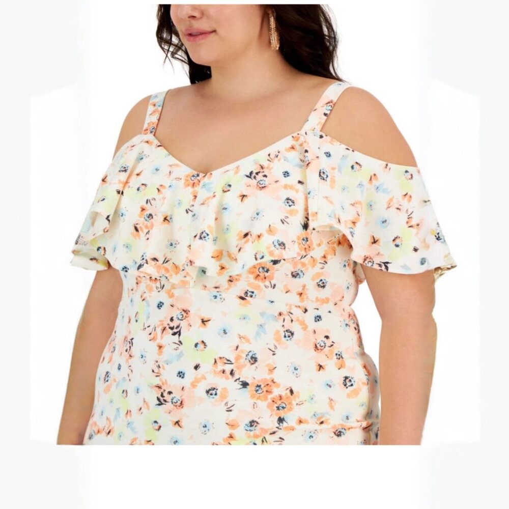 Rachel Rachel Roy Marcella off the shoulder Dress Size 20w - Picture 4 of 5